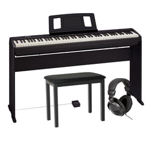 Roland FP-10 Pakke 1 med møbelstativ, headset og klaverstol
