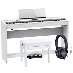 Roland-FP 60X - Hvid pakkeløsning med kun Roland-produkter