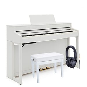 Roland HP702 - Pakkeløsning i Hvid med kun Roland-produkter