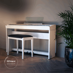 Roland FP-60X Hvid Interiør Krakki Klaverpakke